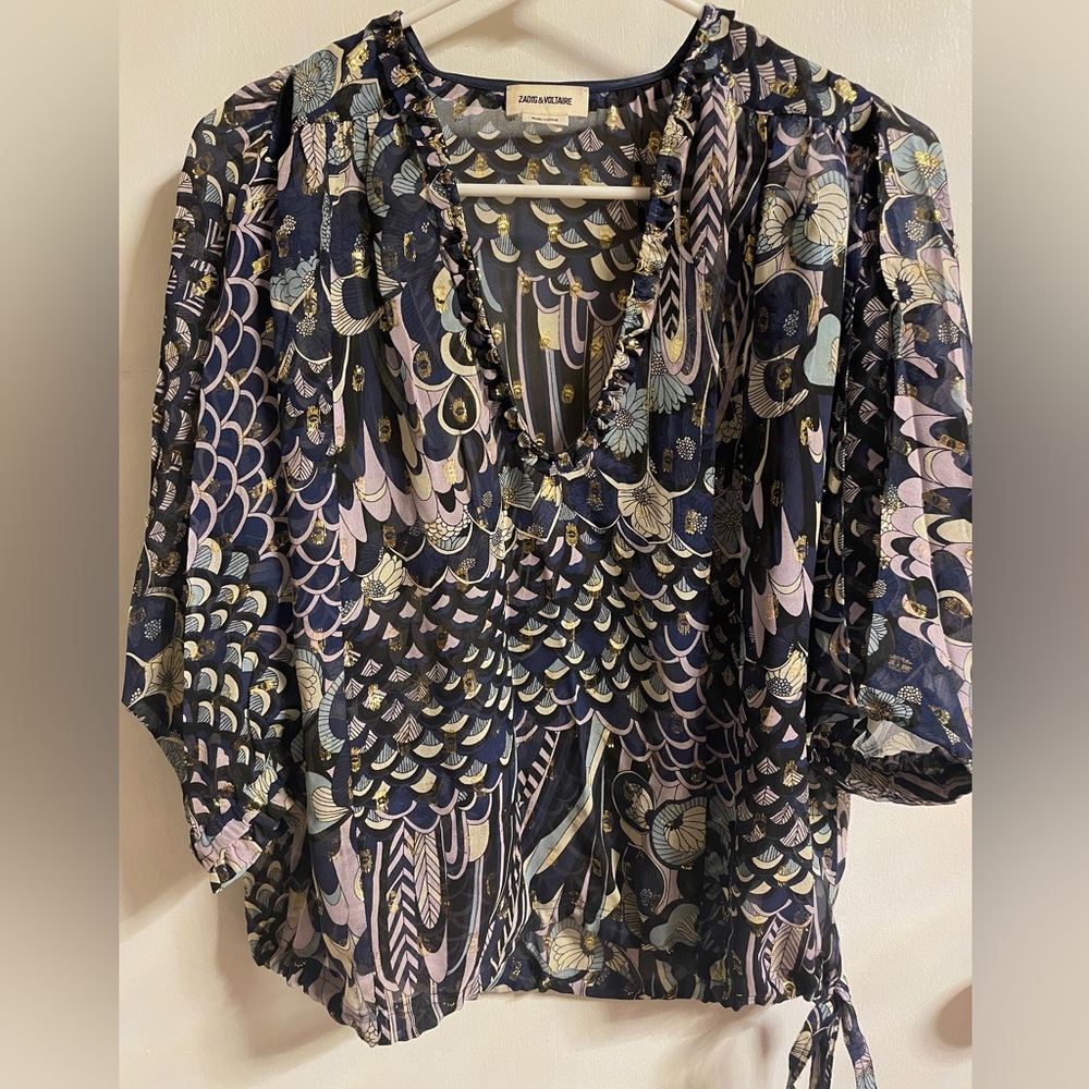 Zadig & Voltaire Sheer Blouse